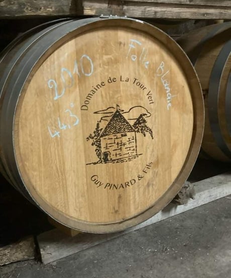 Cognac Guy PINARD ＆ Fils  Folle Blanche 2010 pour BAR DORAS 198本限定