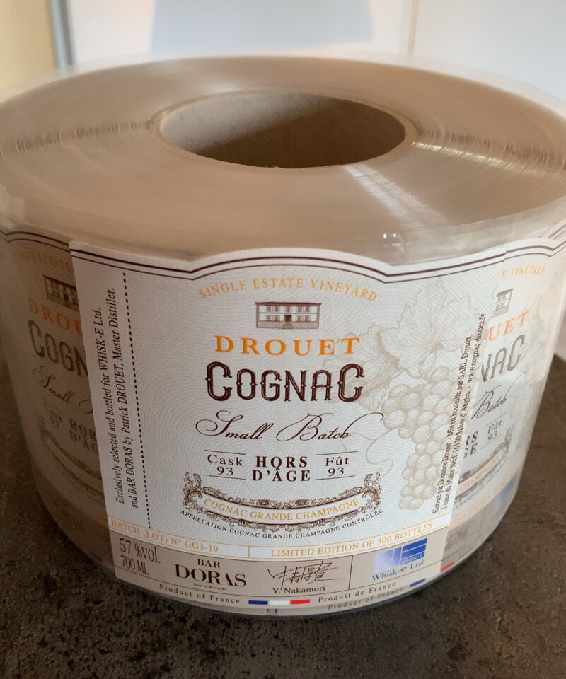 Cognac DROUET Hors D'âge Fût 93 pour BAR DORAS