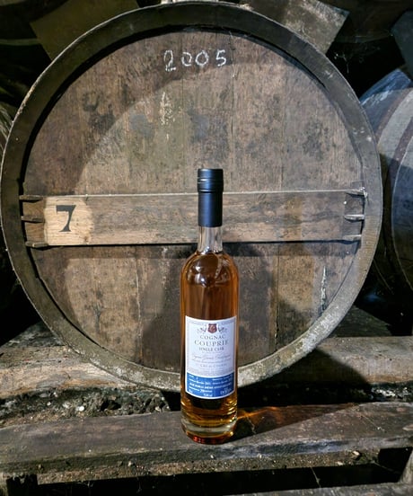 Cognac COUPRIE 2005 pour BAR DORAS 20ÈME ANNIVERSAIRE 240本限定 (500ml/52.6%vol)