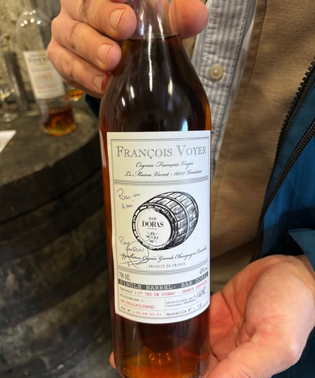 Cognac François VOYER 85/88/90/93 pour BAR DORAS 132本限定 (700ml/48%vol)