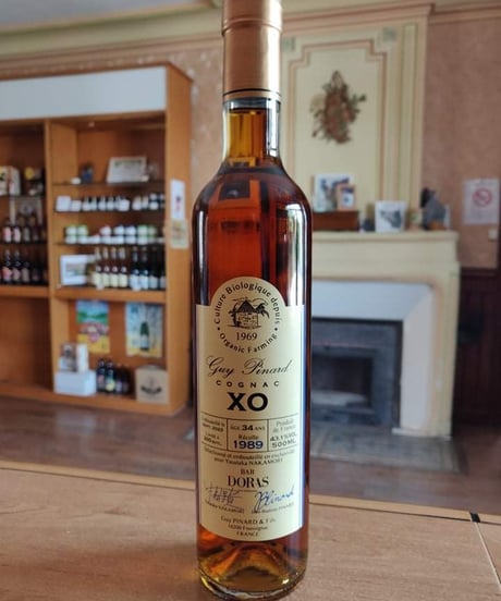 Cognac Guy PINARD＆Fils XO 1989 (34年) pour BAR DORAS 300本限定 (500ml/43.1%vol)