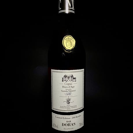 Vallein TERCINIER Cognac Hors d’Age pour BAR DORAS 288本限定 (700ml/42%vol)