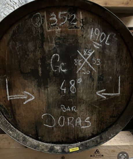 Cognac François VOYER 85/88/90/93 pour BAR DORAS 132本限定 (700ml/48%vol)