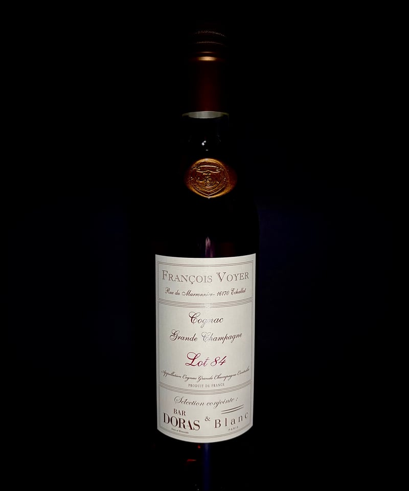 Cognac François VOYER Lot 84 pour BAR DORAS et