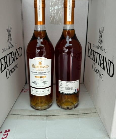 Cognac BERTRAND Double Barrel Selection Lot «92/94» pour BAR DORAS 240本限定 (700ml/43.2%vol)