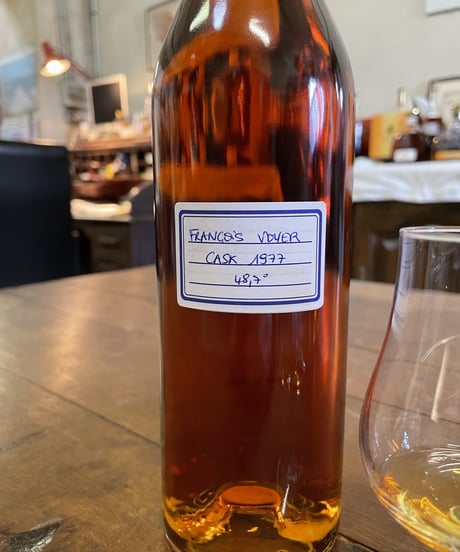 Cognac François VOYER 1977 pour BAR DORAS 96本限定 (700ml / 48.7%vol )