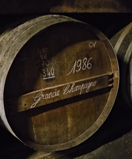 Cognac DROUET Lot ♯1986 pour BAR DORAS 144本限定 (700ml/58.6%vol)