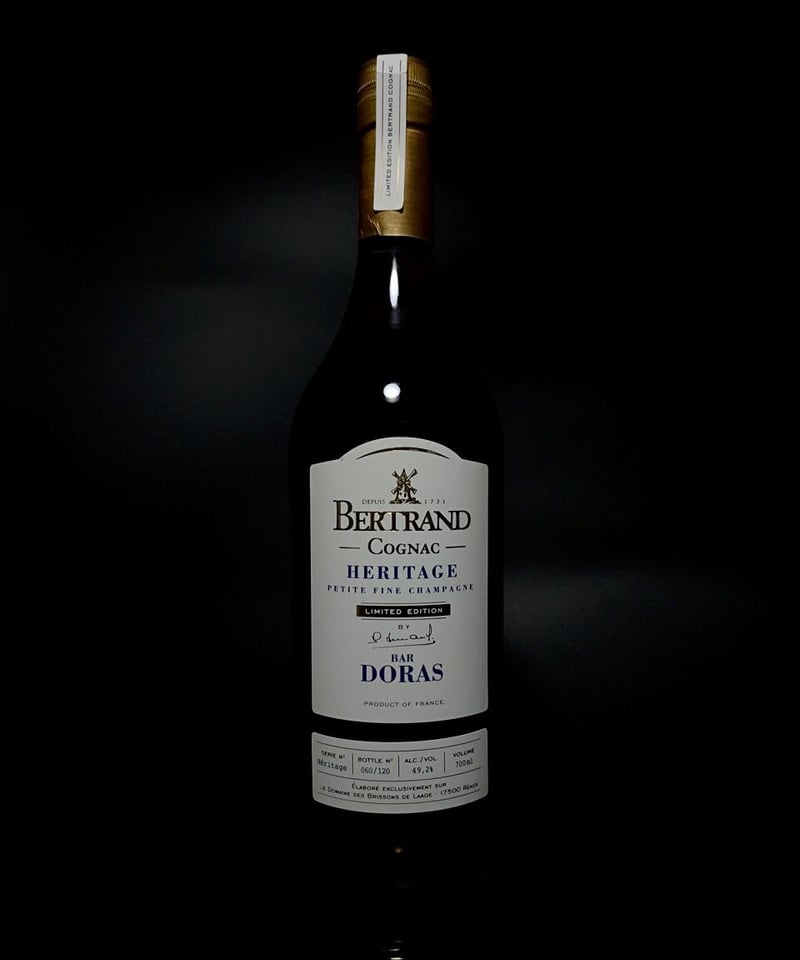 Cognac BERTRAND « Heritage »pour BAR DORAS 120本
