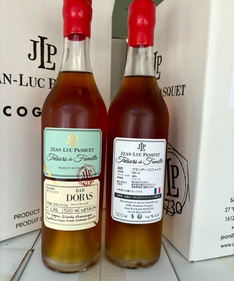 Jean-Luc PASQUET “Trésors de Famille” Cognac GC L.86 pour BAR DORAS 276本限定 (500ml/48%vol)