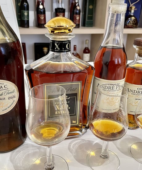 Cognac Andre PETIT Hors d’âge 1955/1958/1963 pour BAR DORAS  240本限定 (700ml/40%vol, Cack Strength)