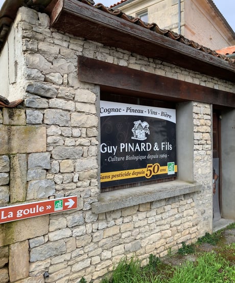 Cognac Guy PINARD ＆ Fils  Folle Blanche 2010 pour BAR DORAS 198本限定