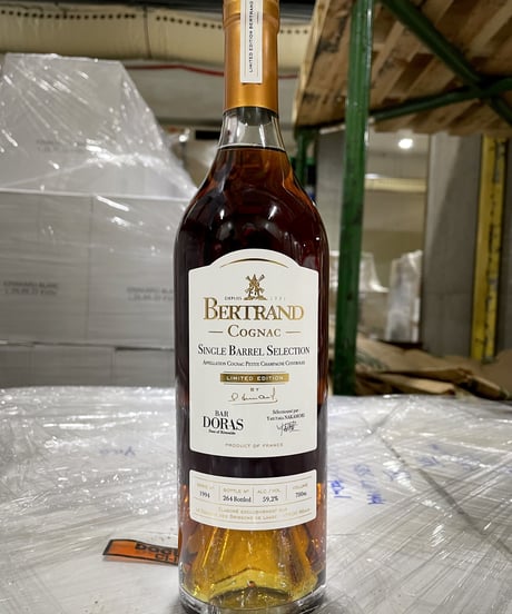 Cognac BERTRAND Single Barrel Selection Lot«1994» for BAR DORAS 264本限定 (700ml/59.2%vol)