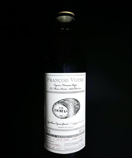 Cognac François VOYER 1977 pour BAR DORAS 96本限定 (700ml / 48.7%vol )