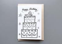 グリーティングカード #001　Happy Birthday