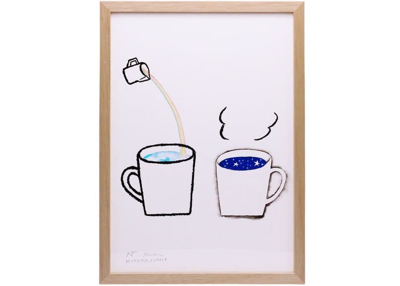 ○⭐︎ほっとカフェ　絵画原画 名画の世界 額絵シリーズ「夜のカフェテラス」フィンセント・ファン