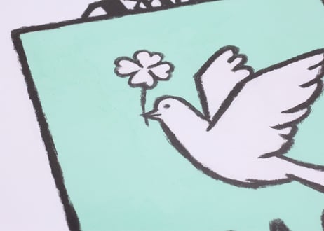 sandwichman  PEACE［一点もの/原画］