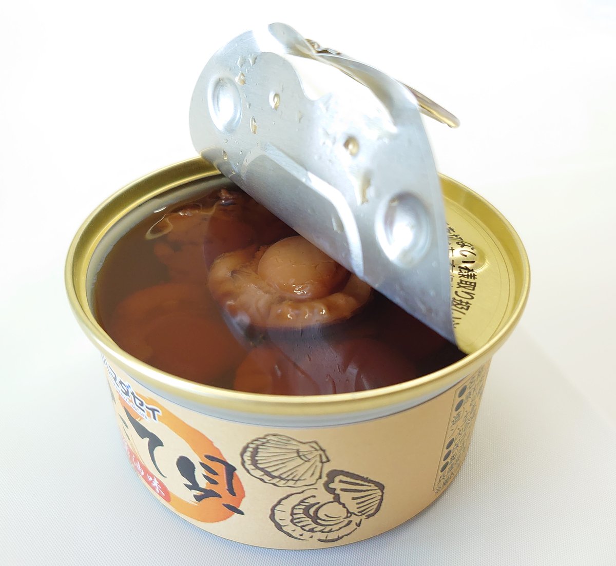 ほたて貝缶詰 醤油味（送料別） | かに物語