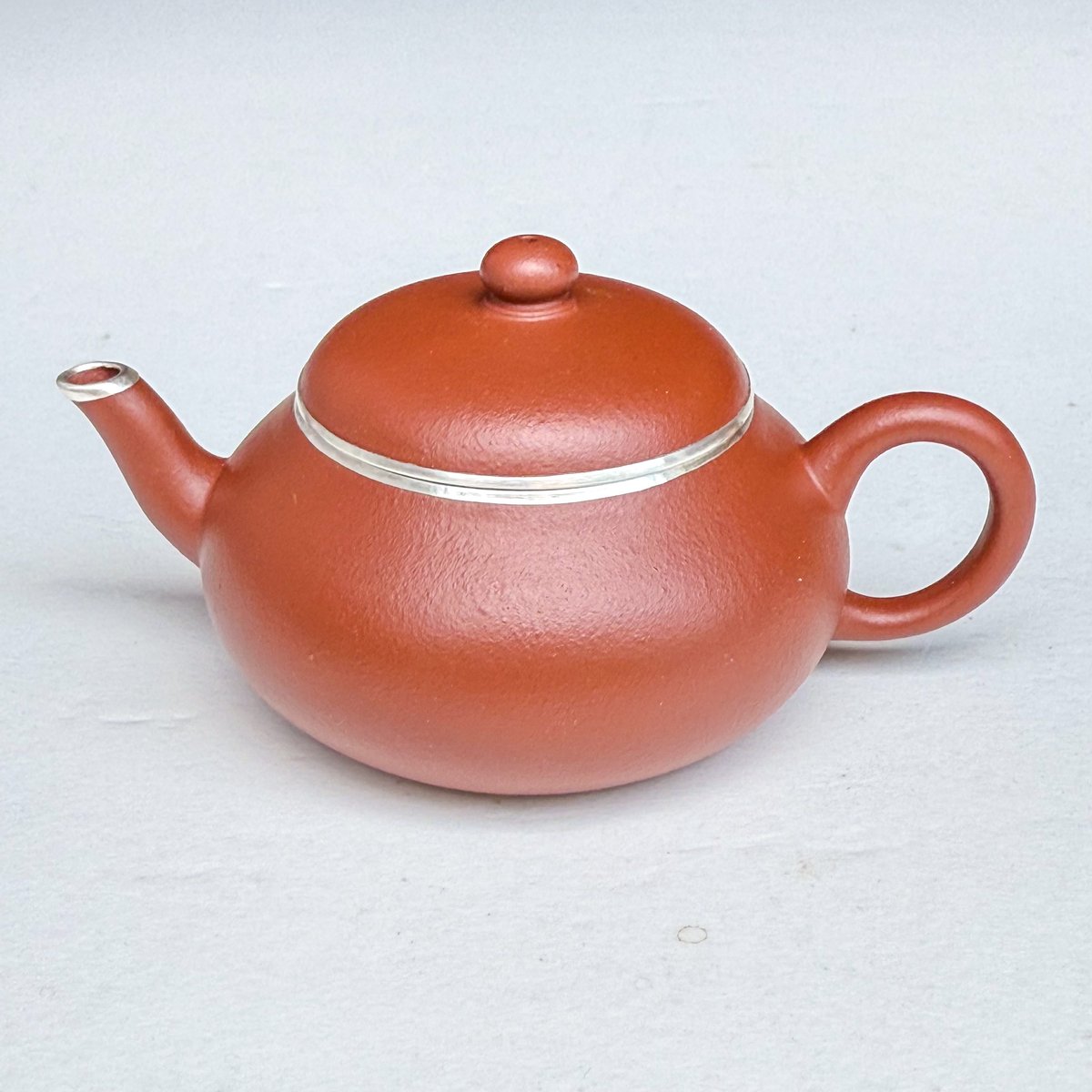 梨型朱泥壺包銀【100cc】 | バンブー茶館