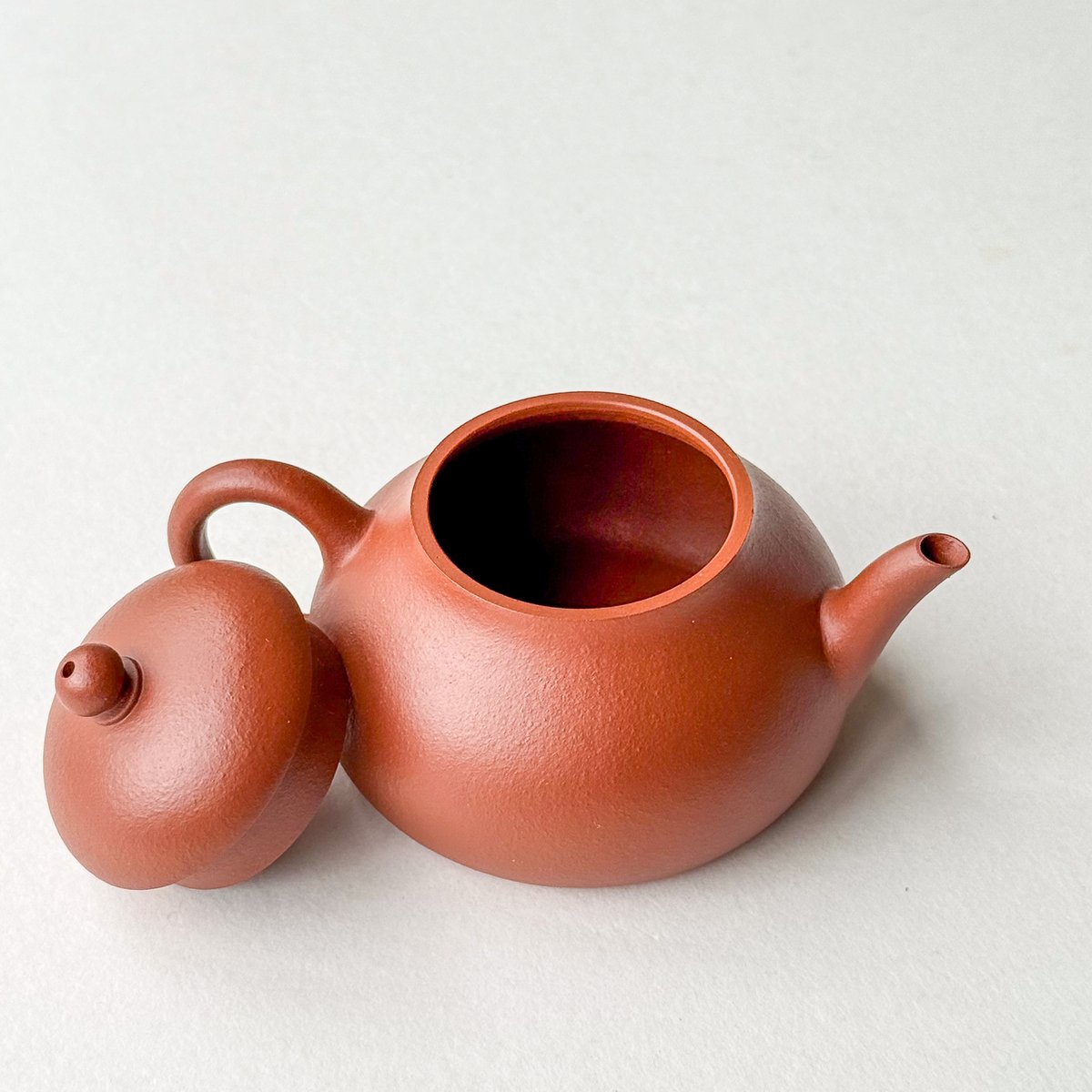 梨皮 朱泥 泳心道人 底款 寿珍 蓋裏印 煎茶急須古玩中国美術唐物擺件 41b 梨式朱泥壺【100cc】 | バンブー茶館