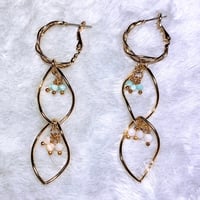 天然石ピアス