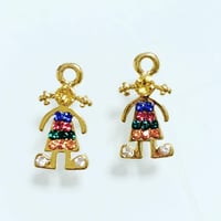 ヒトピアス・イヤリング　⑤ゴールドミックス