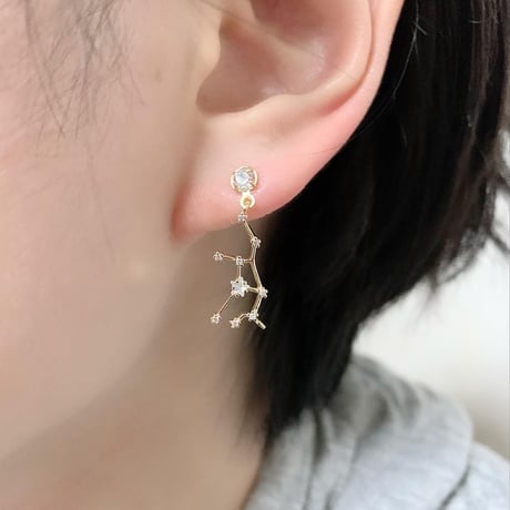 星座ピアス・イヤリング