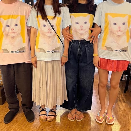 はくちゃんTシャツ　パープル