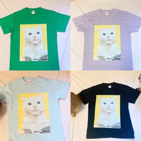 はくちゃんTシャツ　パープル