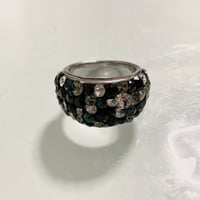 スワロフスキーボリュームリング（11〜12号サイズ）