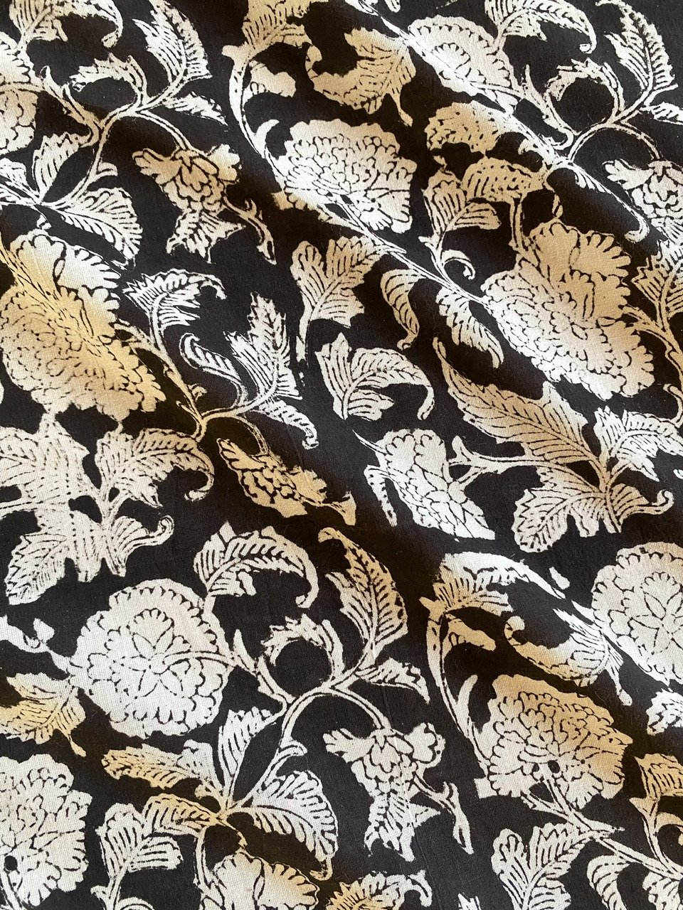 インド綿 ハンドブロックプリント生地 FB-23121055HBC➁ | suitao fabric