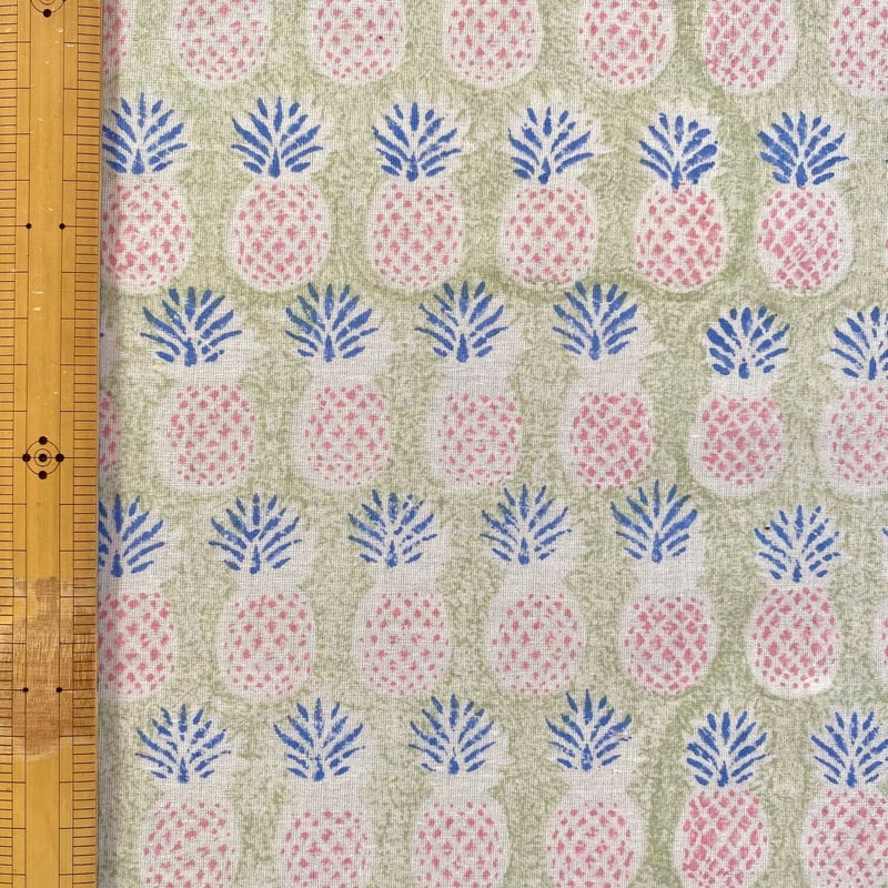 インド綿 ハンドブロックプリント生地 FB-23030755HBC➁ | suitao fabric