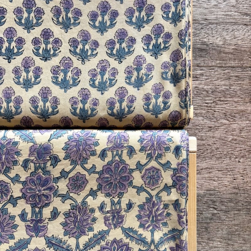 インド綿 ハンドブロックプリント生地 FB-26041882HBC | suitao fabric