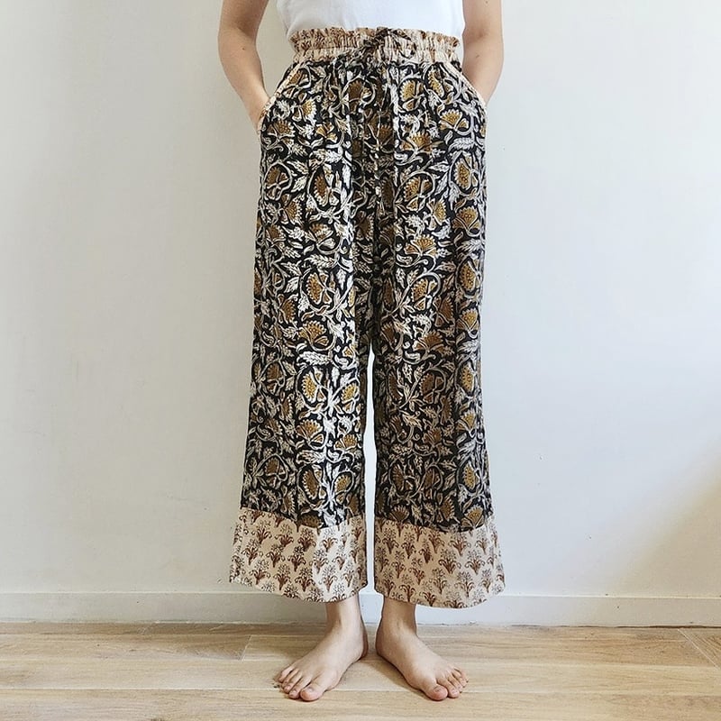 maiando×suitao fabric【2柄のリラックスパンツキット