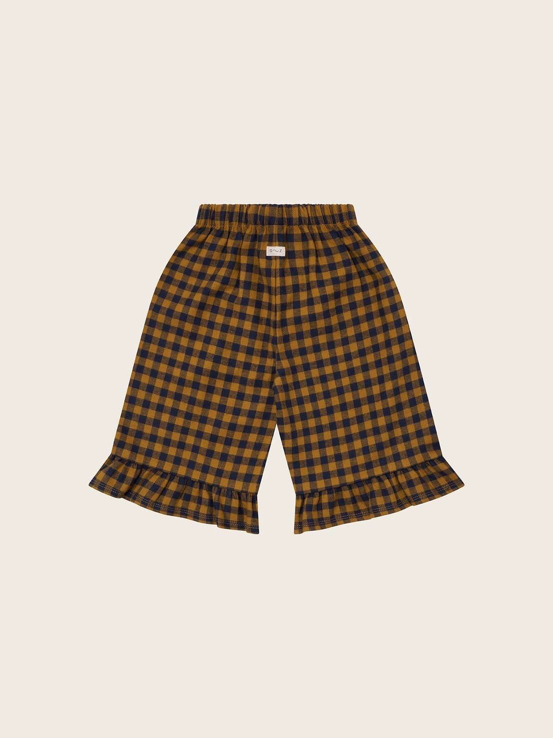 ボトムス organic zoo Gingham Frill Culottes organic zoo - Paprika Gingham Frill Culottes |