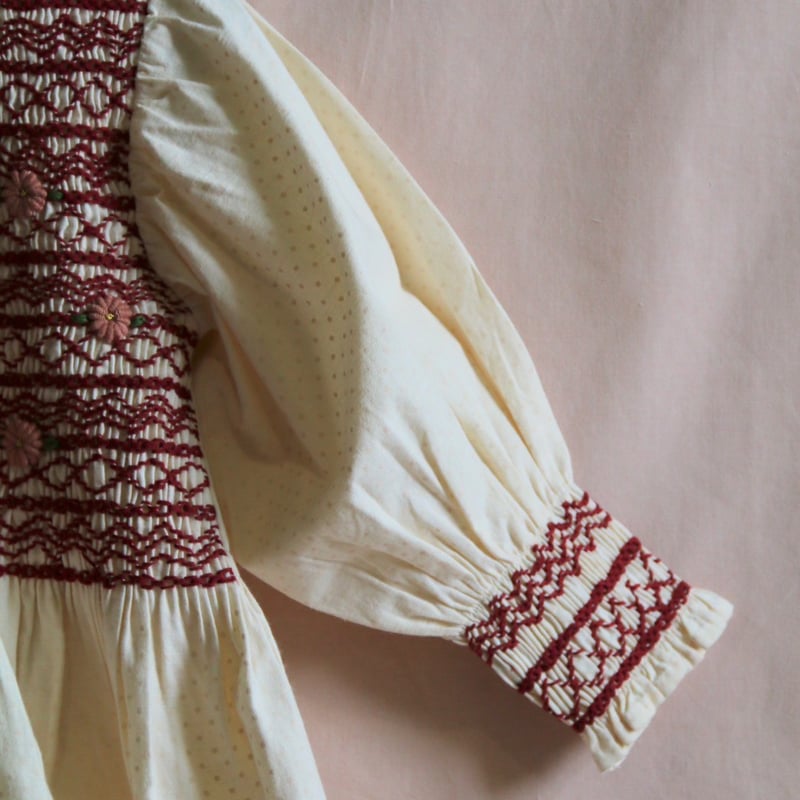 bonjour diary スモックブラウス　6Y bonjour diary スモックブラウス 6Y