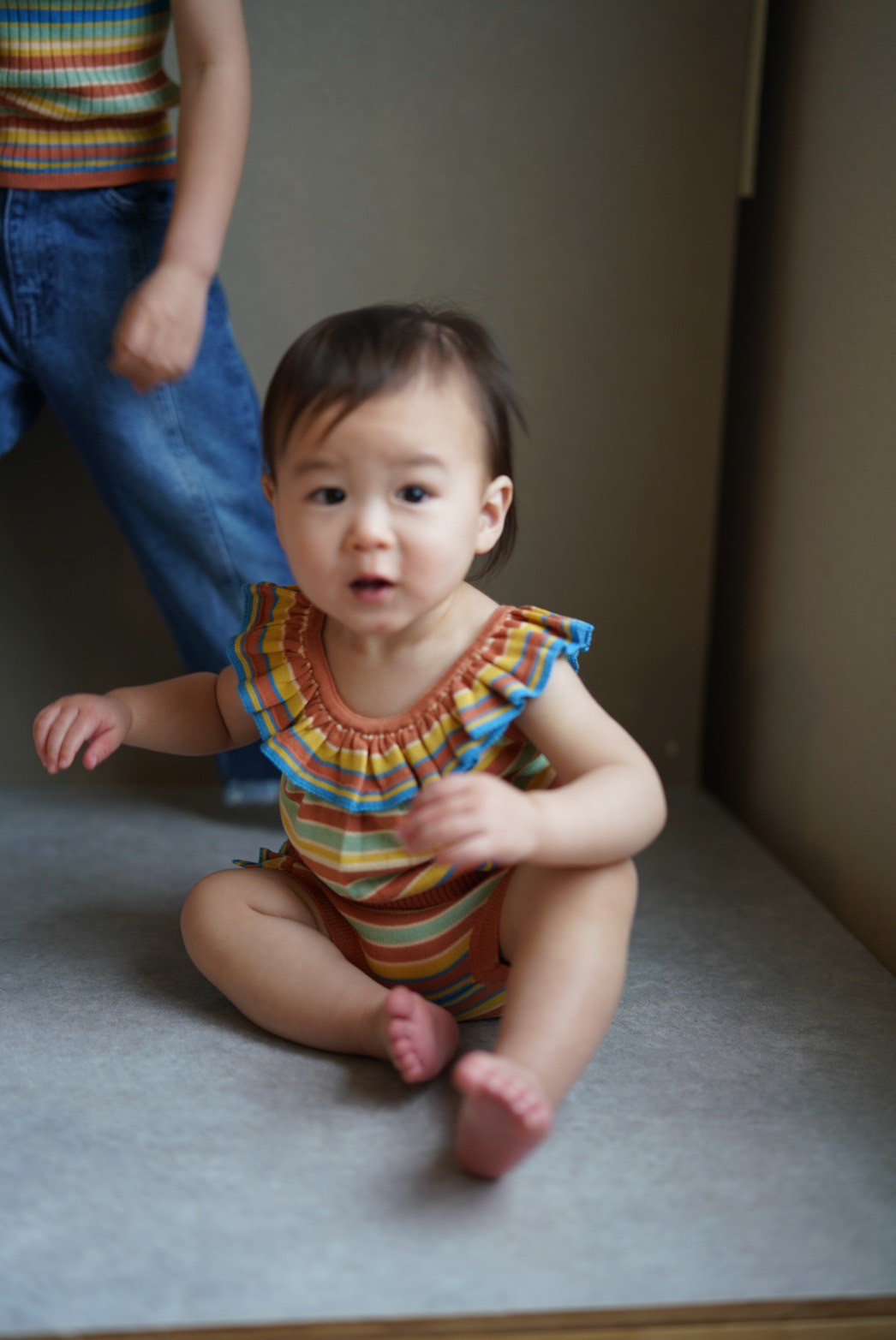 【MOKU】マブリ mabli 18M drop3】MABLI（マブリ） 2025SS FOLK OVERALLS -koala