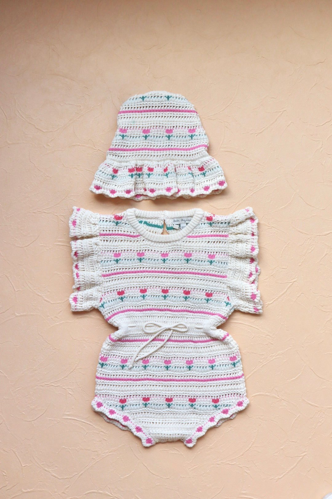 Bebe Organic] Paloma Romper | Tulip Crochet TL