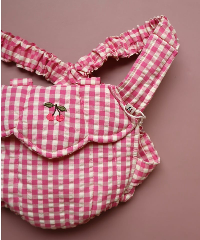 Konges Slojd] DOLL CARRIER | BUBBLEGUM CHECK