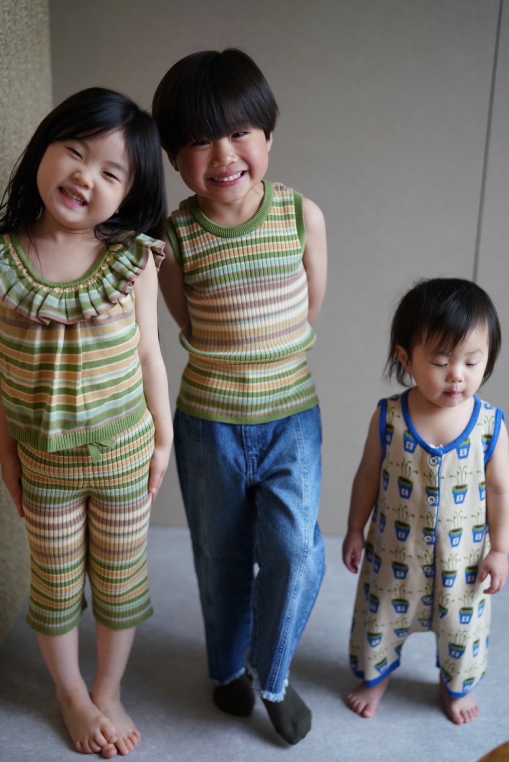 ボトムス mabli 25ss meadow stripe pants & necktie ボトムス mabli 25ss meadow stripe pants & necktie ボトムス