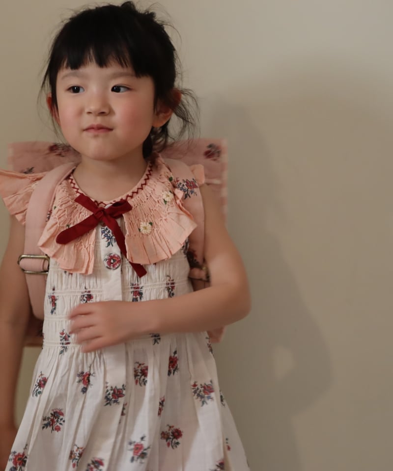 BONJOUR DIARY] Quilted school bag | Pink Gard