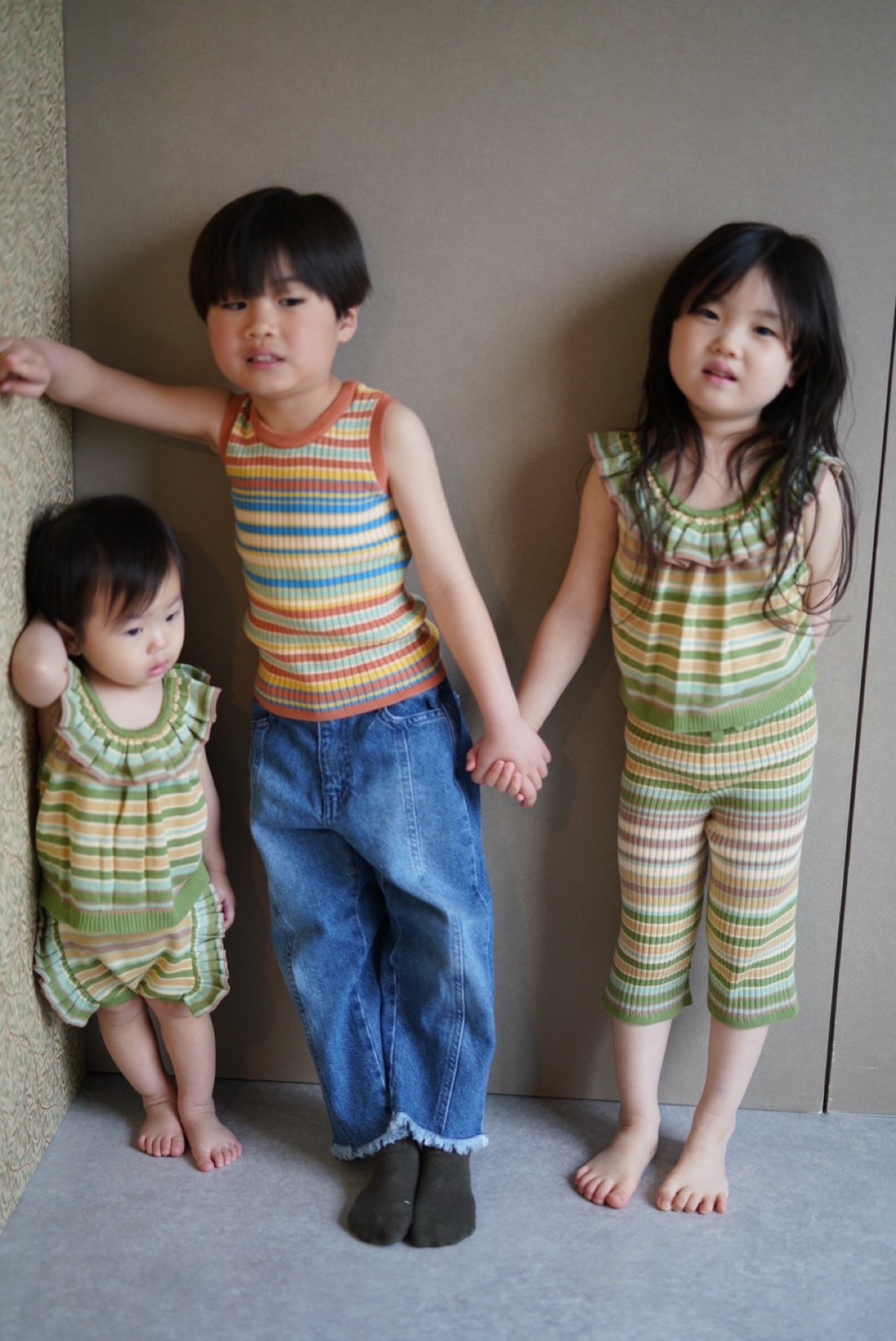 MABLI]【LAST1！！】NERYS BLOOMERS | MEADOW STRIPE