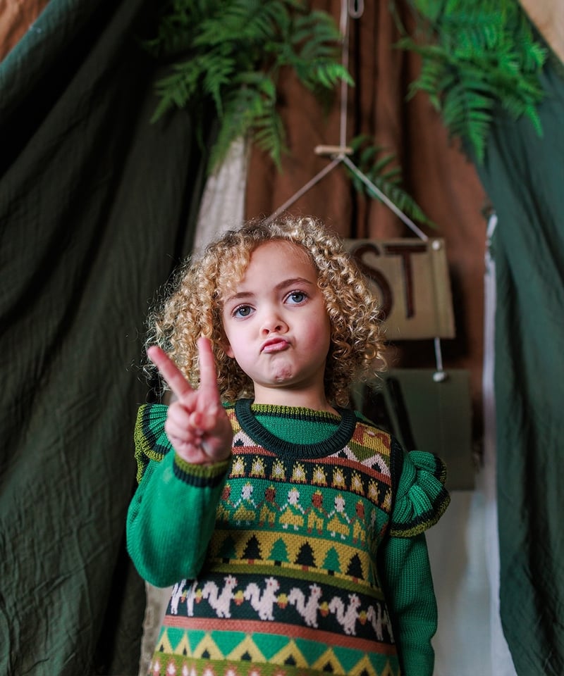 MABLI] SCOUT CAMP DRESS | MULTI | RonRon baby