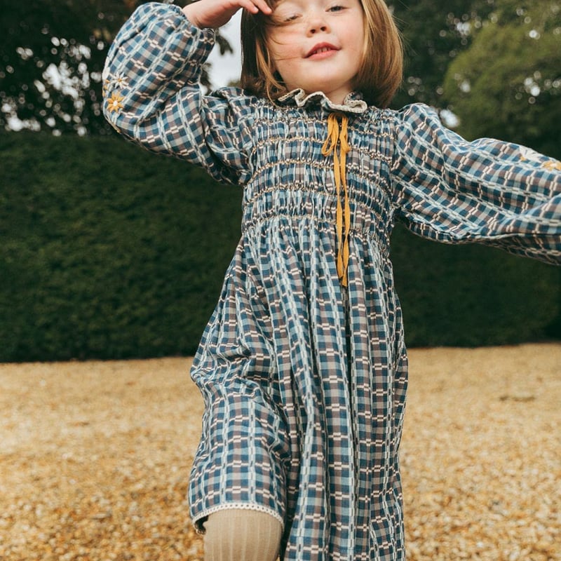 ワンピース Lali Kids Tulip Dress - 2024-AW 4Y ワンピース Lali Kids Tulip Dress - 2024-AW 4Y TULIP DRESS, BLUE