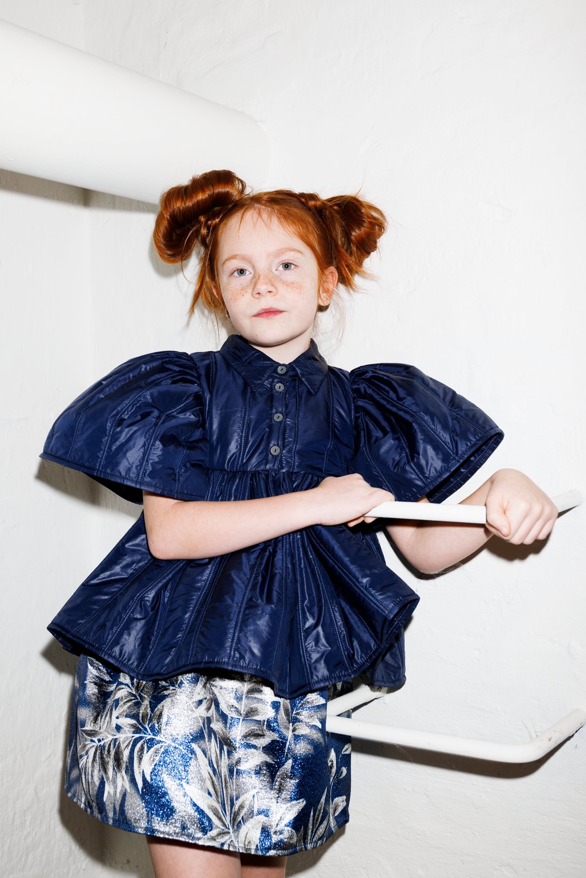 Christina Rohde 黒いフリルワンピース サイズ6 Christina Rohde] Top | blacknavy | RonRon bab