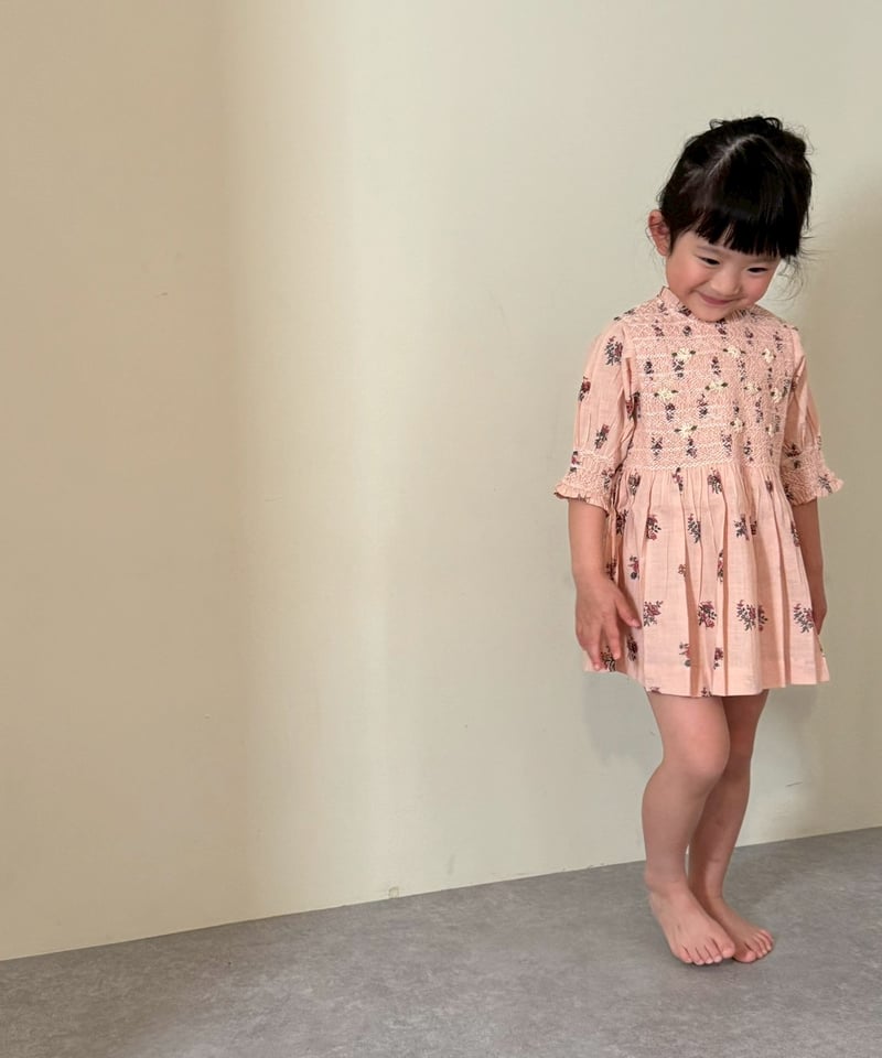 BONJOUR DIARY]【残りわずか！】Handsmocks blouse | Pink