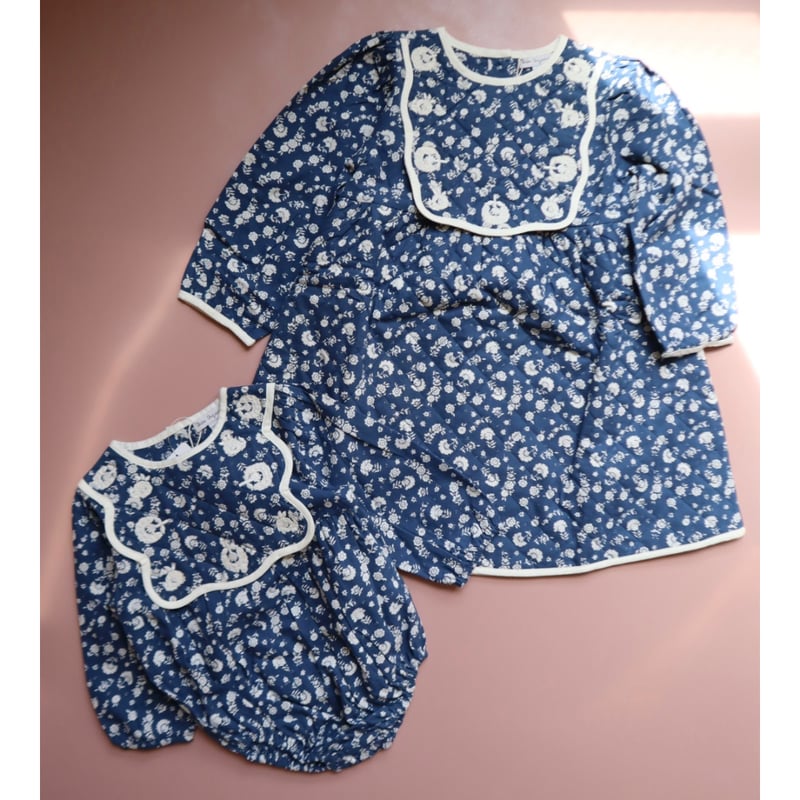 Bebe Organic] Amari Romper | Padded Ditsy Flor