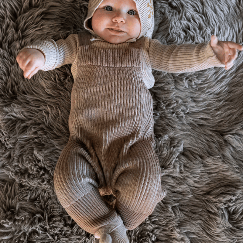 MABLI] TIRION DUNGAREES | MINK/ALMOND | RonRon