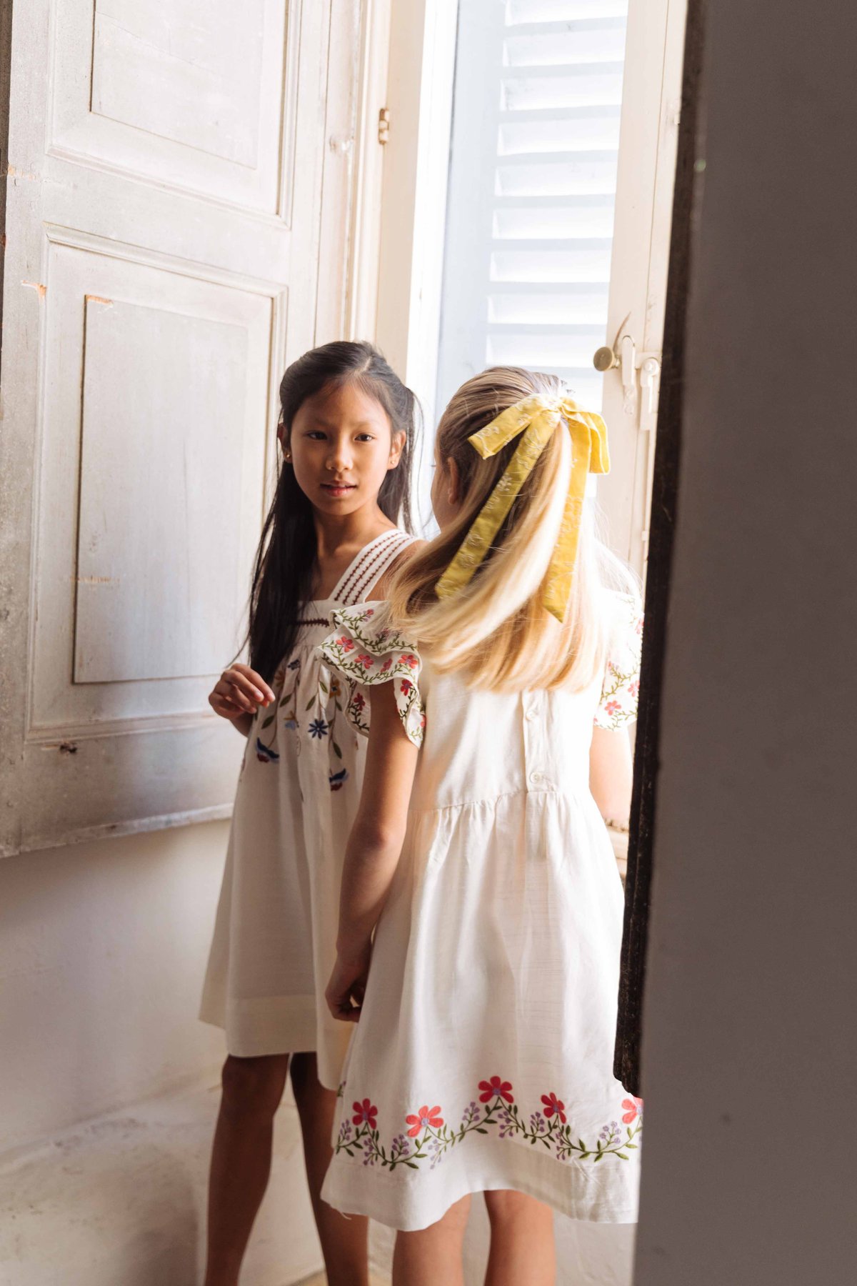 Lali Kids]【残りわずか！】Siena Dress | Opaline Silk |