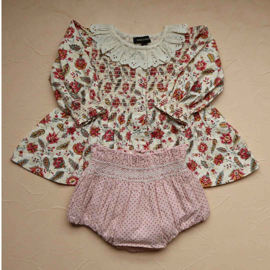BONJOUR DIARY]【残りわずか！】BABY SET WITH REVERSIBLE