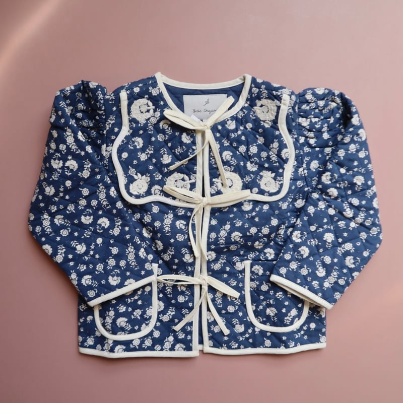 Bebe Organic] Amari Jacket | Padded Ditsy Flor